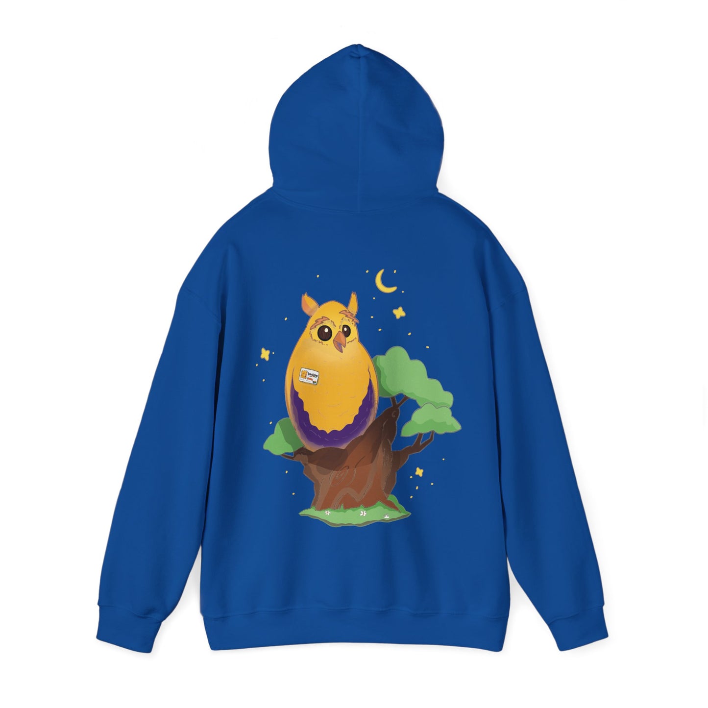 Badgie Hoodie - Intersex Owl "Albert" - Badgie.co