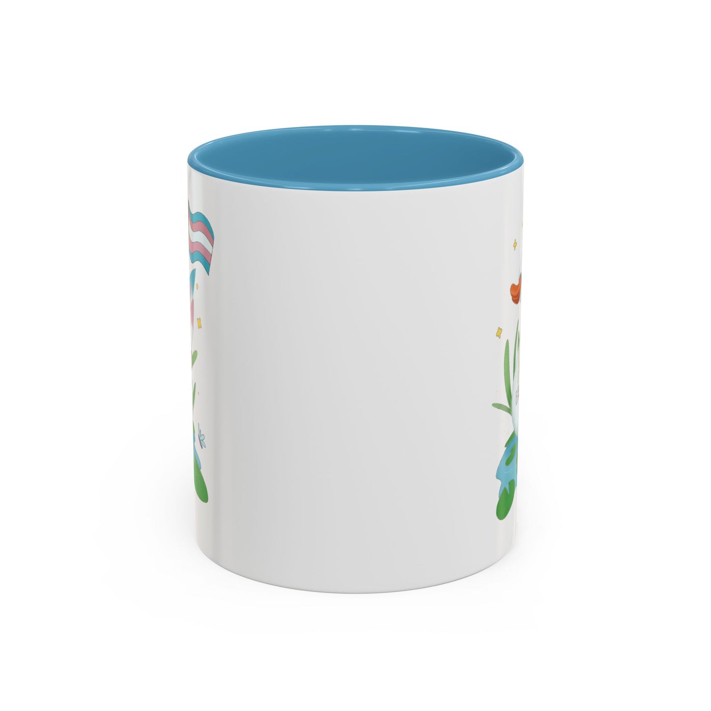 Badgie Ceramic Coffee Mug - Trans Swan “Tundra” - Badgie.co