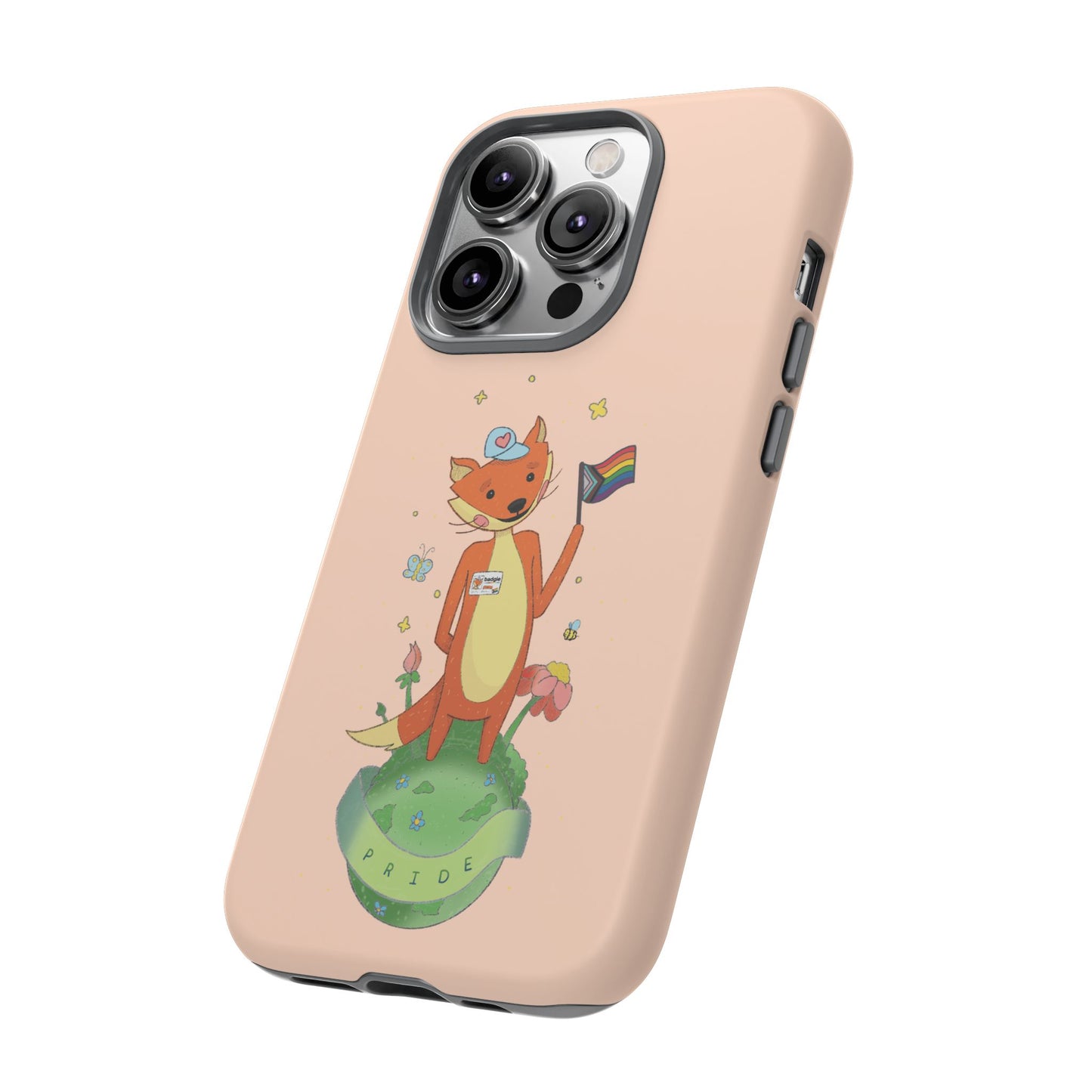 Badgie iPhone Case - Pride Fox "Kit" - Badgie.co