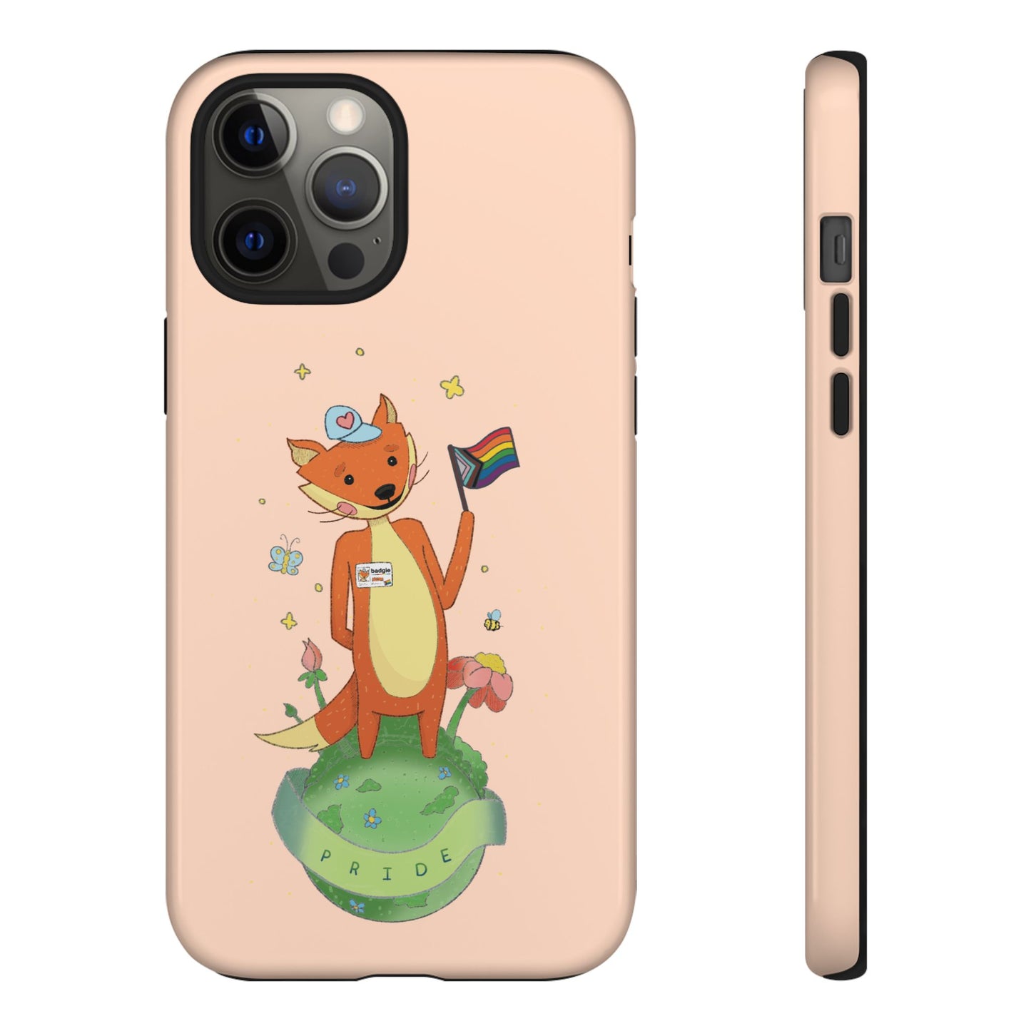 Badgie iPhone Case - Pride Fox "Kit" - Badgie.co