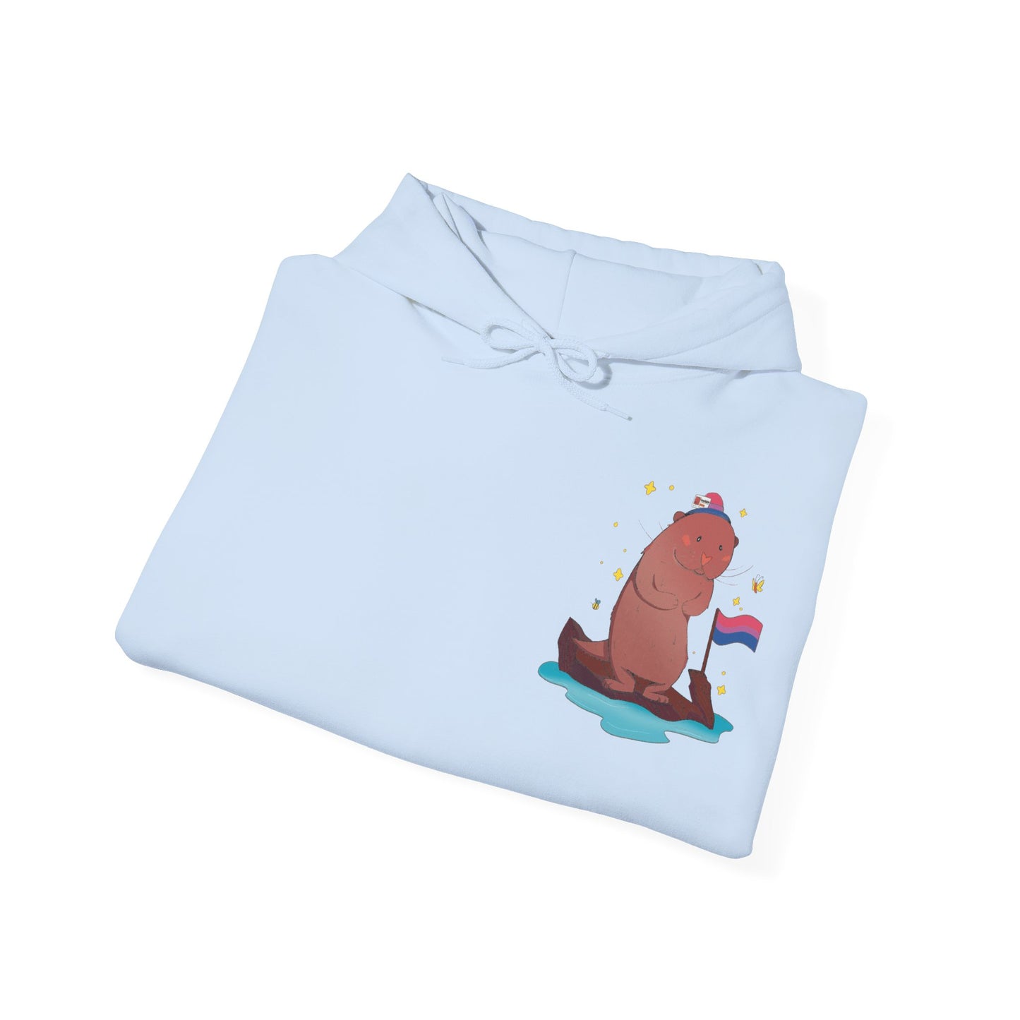 Badgie Hoodie - Bisexual Otter "River" - Badgie.co