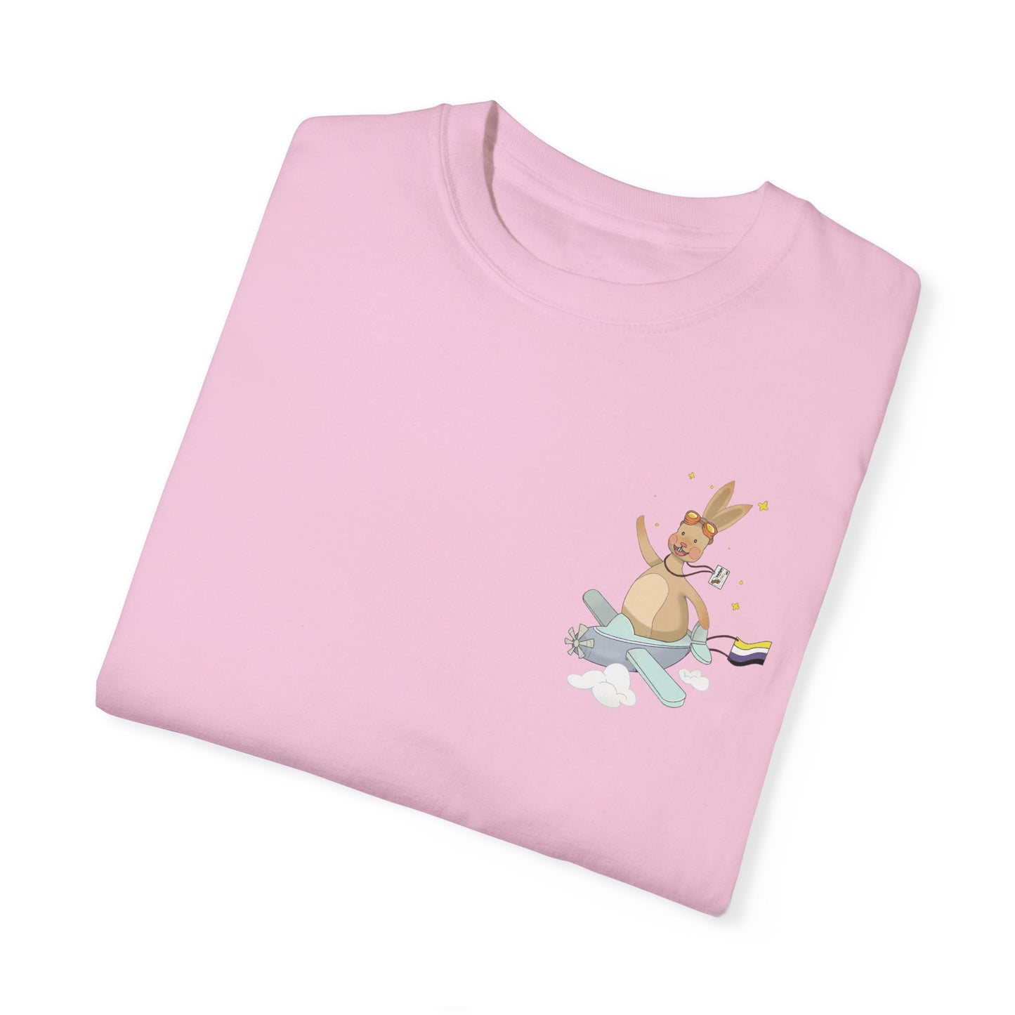 Badgie T-Shirt - Nonbinary Rabbit "Rex" - Badgie.co