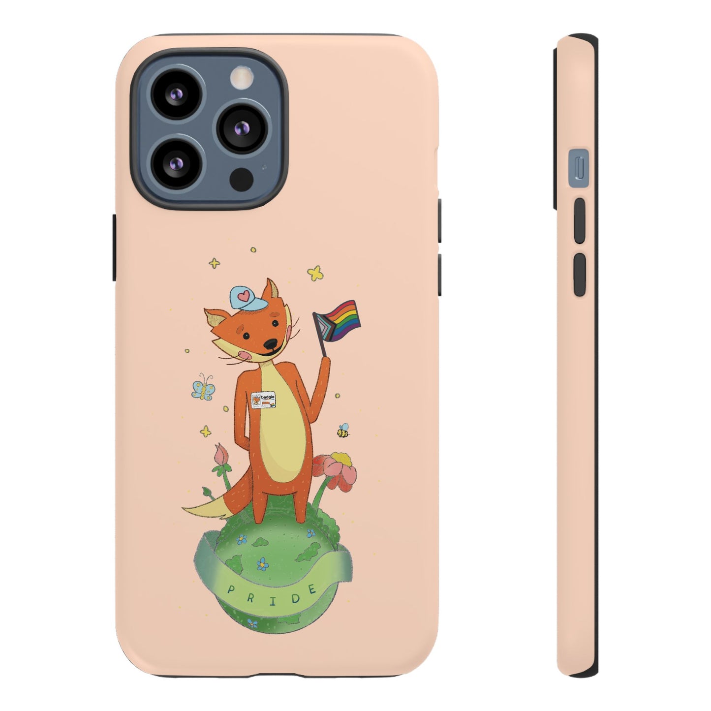 Badgie iPhone Case - Pride Fox "Kit" - Badgie.co