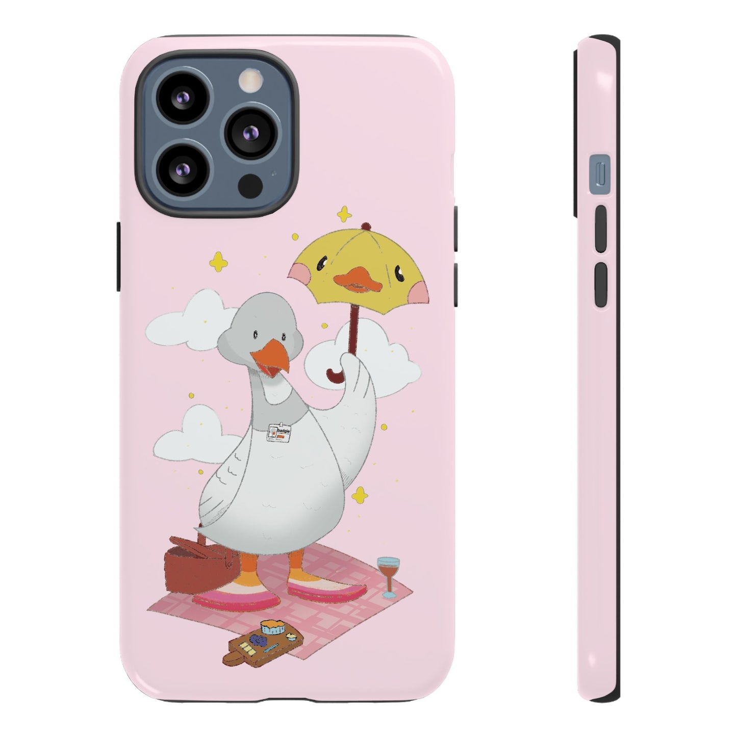Badgie iPhone Case - Lesbian Goose "Tula" - Badgie.co