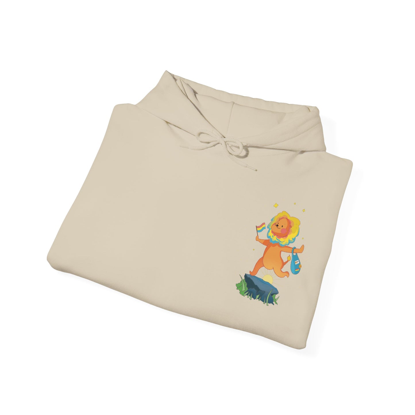 Badgie Hoodie - Pansexual Lion "Barb" - Badgie.co