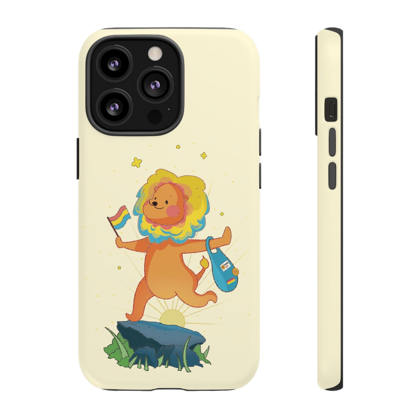Badgie iPhone Case - Pansexual Lion "Barb" - Badgie.co