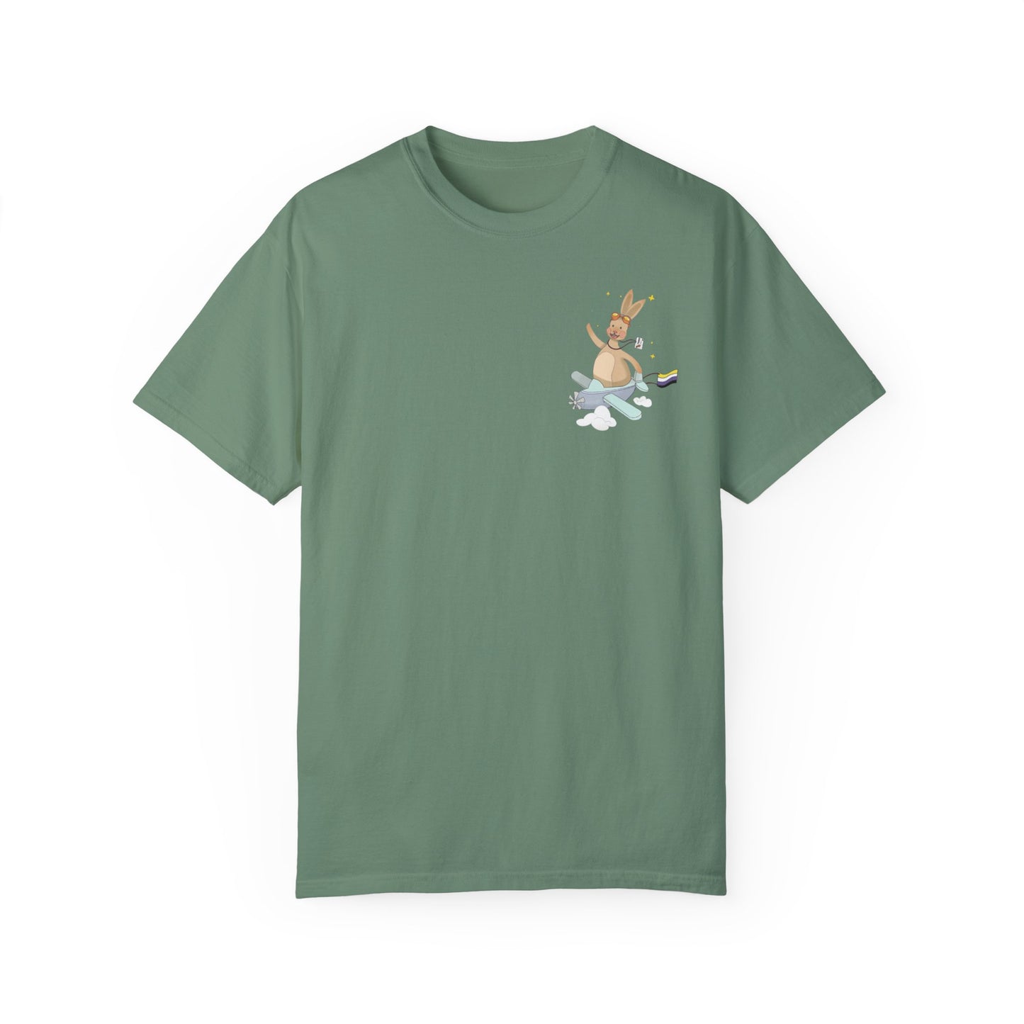 Badgie T-Shirt - Nonbinary Rabbit "Rex" - Badgie.co