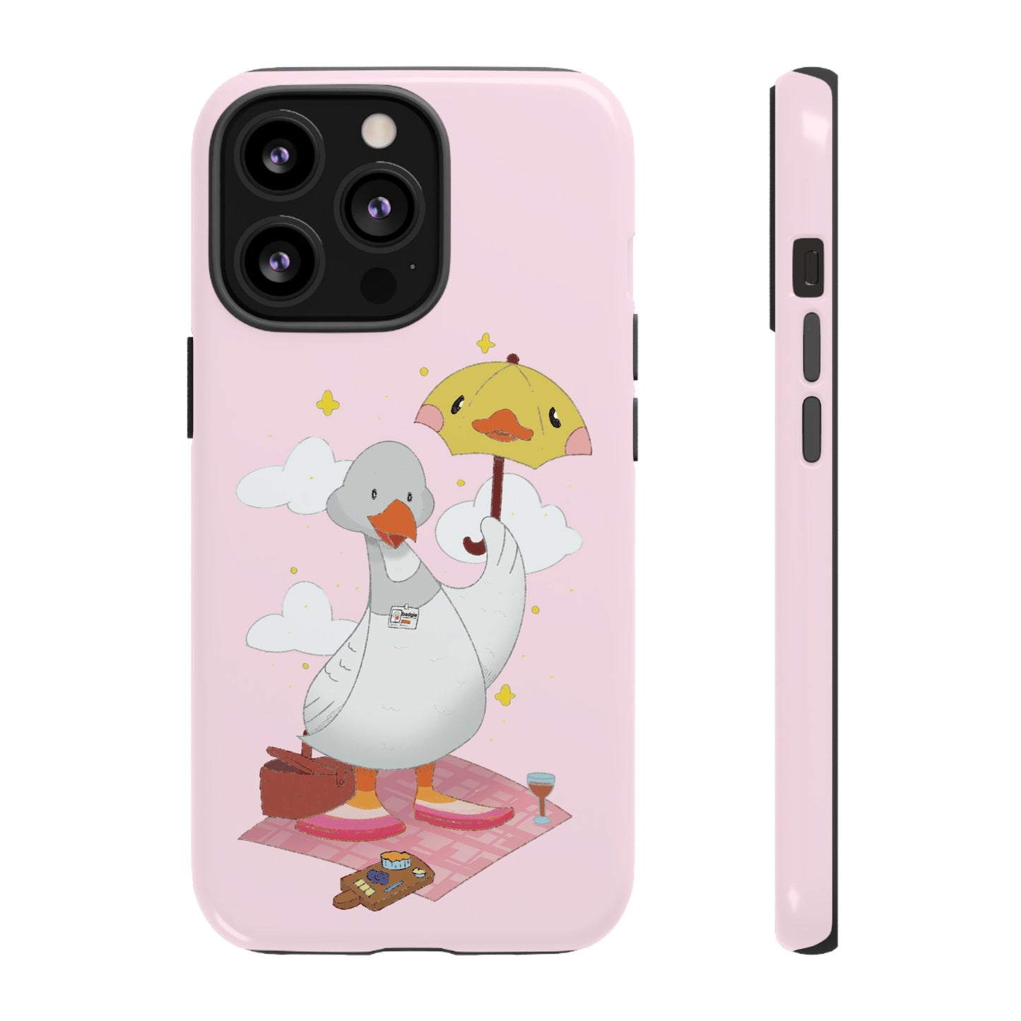 Badgie iPhone Case - Lesbian Goose "Tula" - Badgie.co
