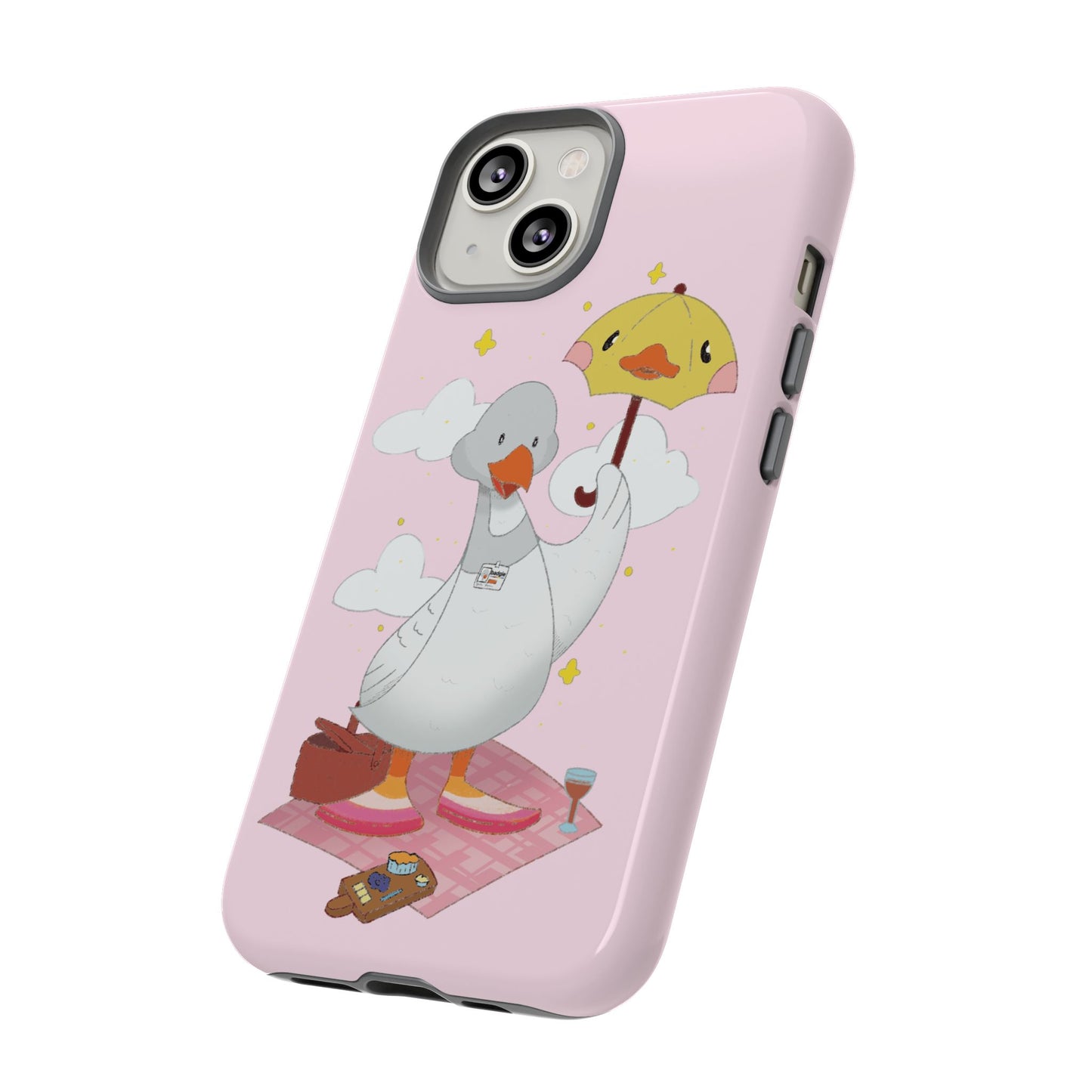Badgie iPhone Case - Lesbian Goose "Tula" - Badgie.co