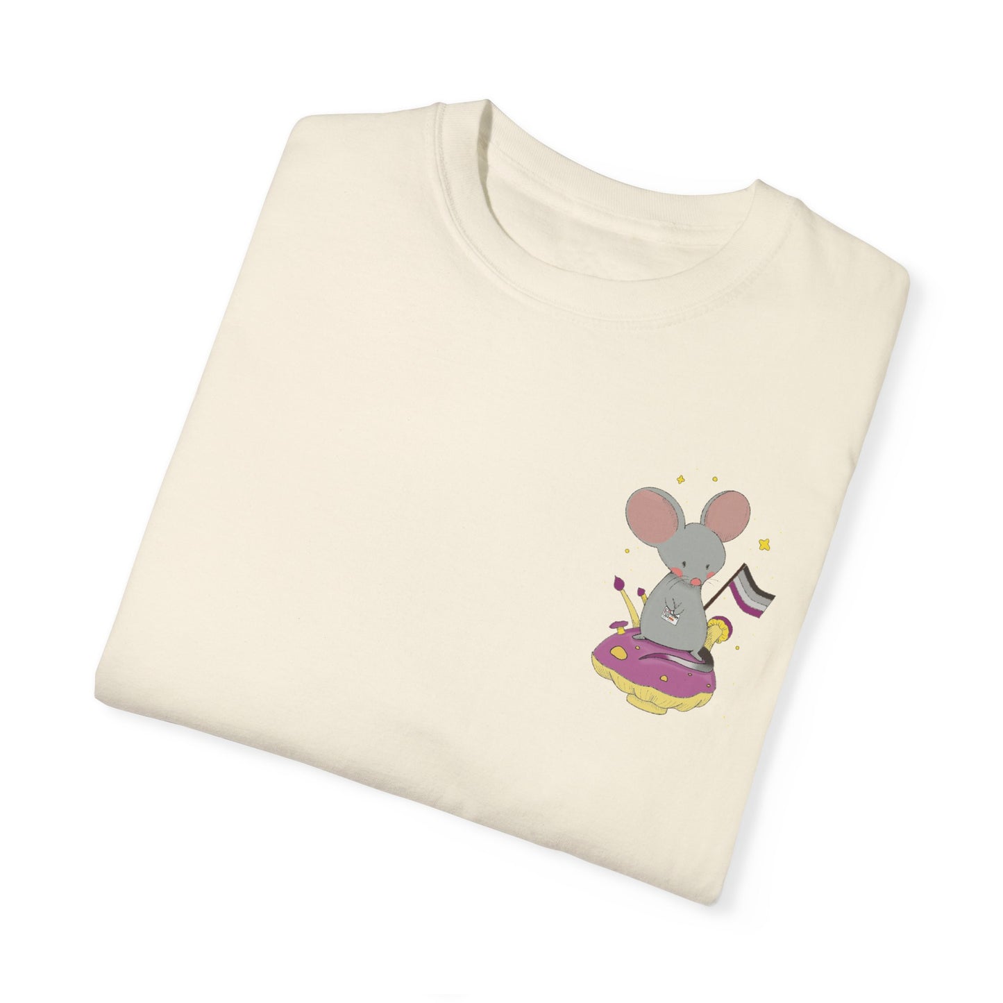 Badgie T-Shirt - Asexual Mouse "Roan" - Badgie.co