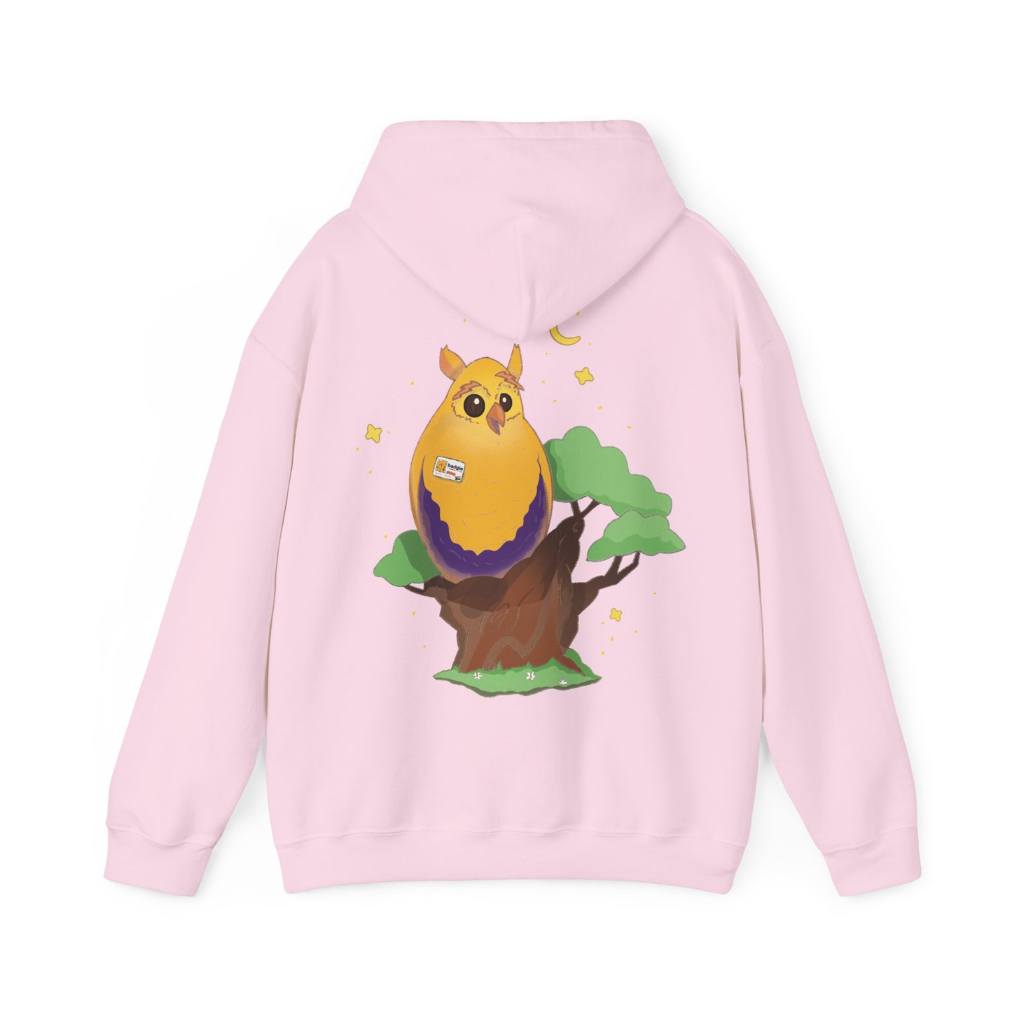 Badgie Hoodie - Intersex Owl "Albert" - Badgie.co