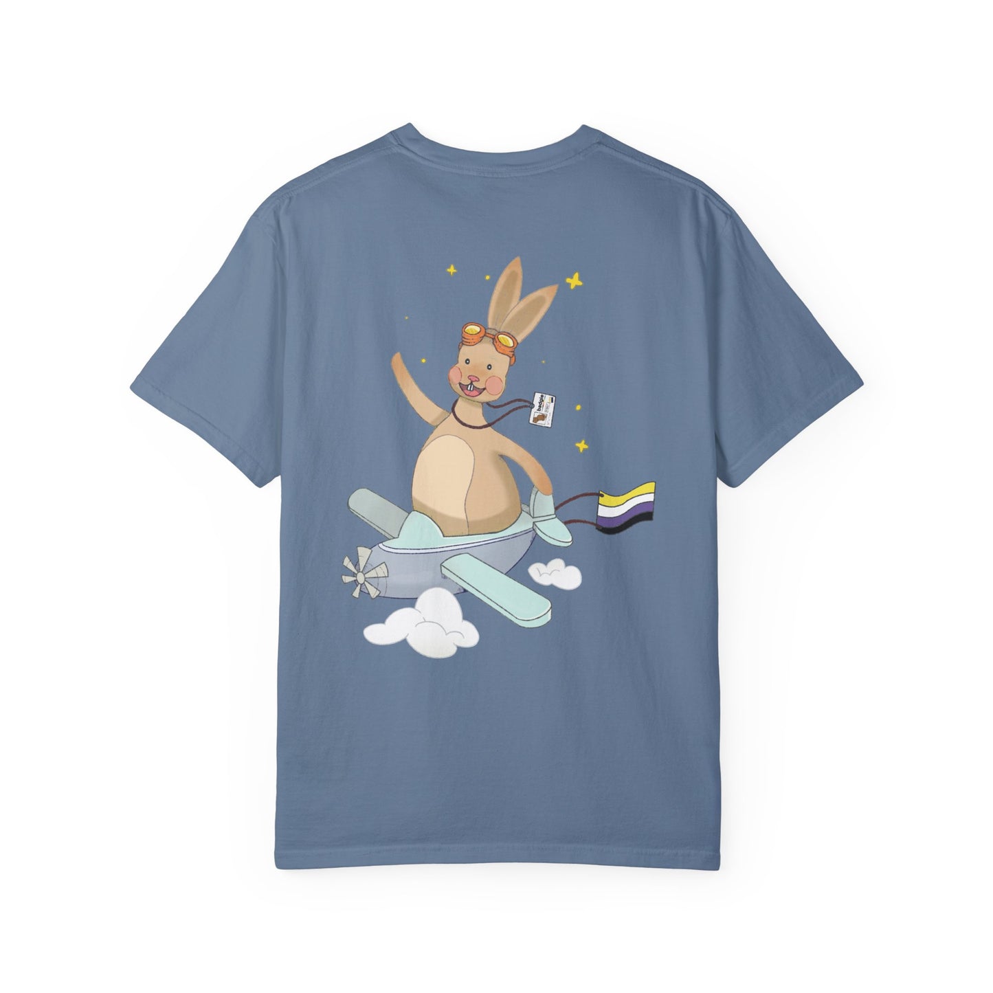 Badgie T-Shirt - Nonbinary Rabbit "Rex" - Badgie.co