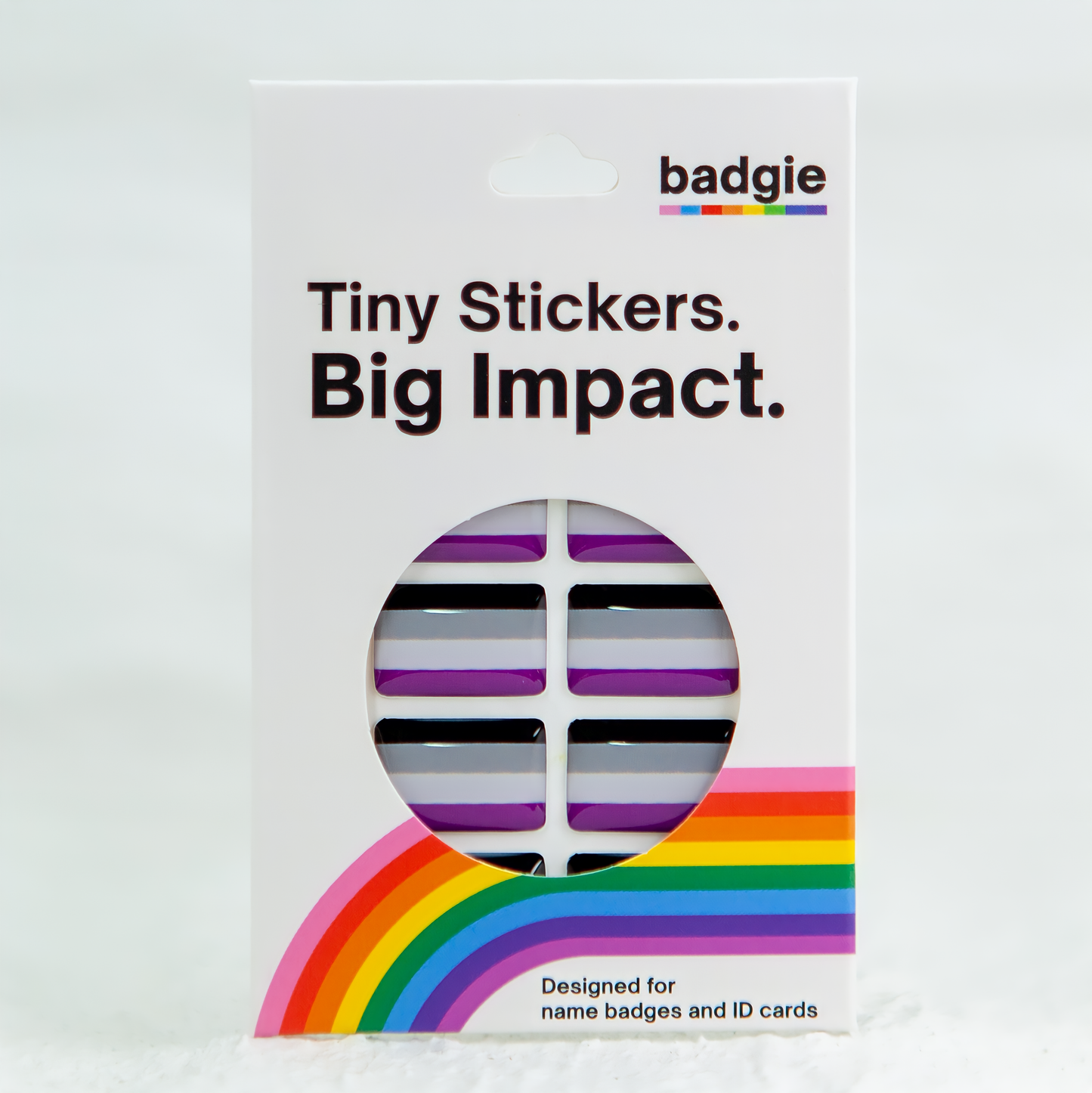 Badgie Ace Flag Sticker - Badgie.co
