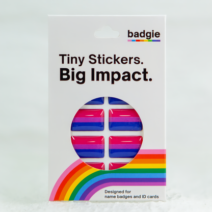 Badgie Bi Flag Sticker - Badgie.co