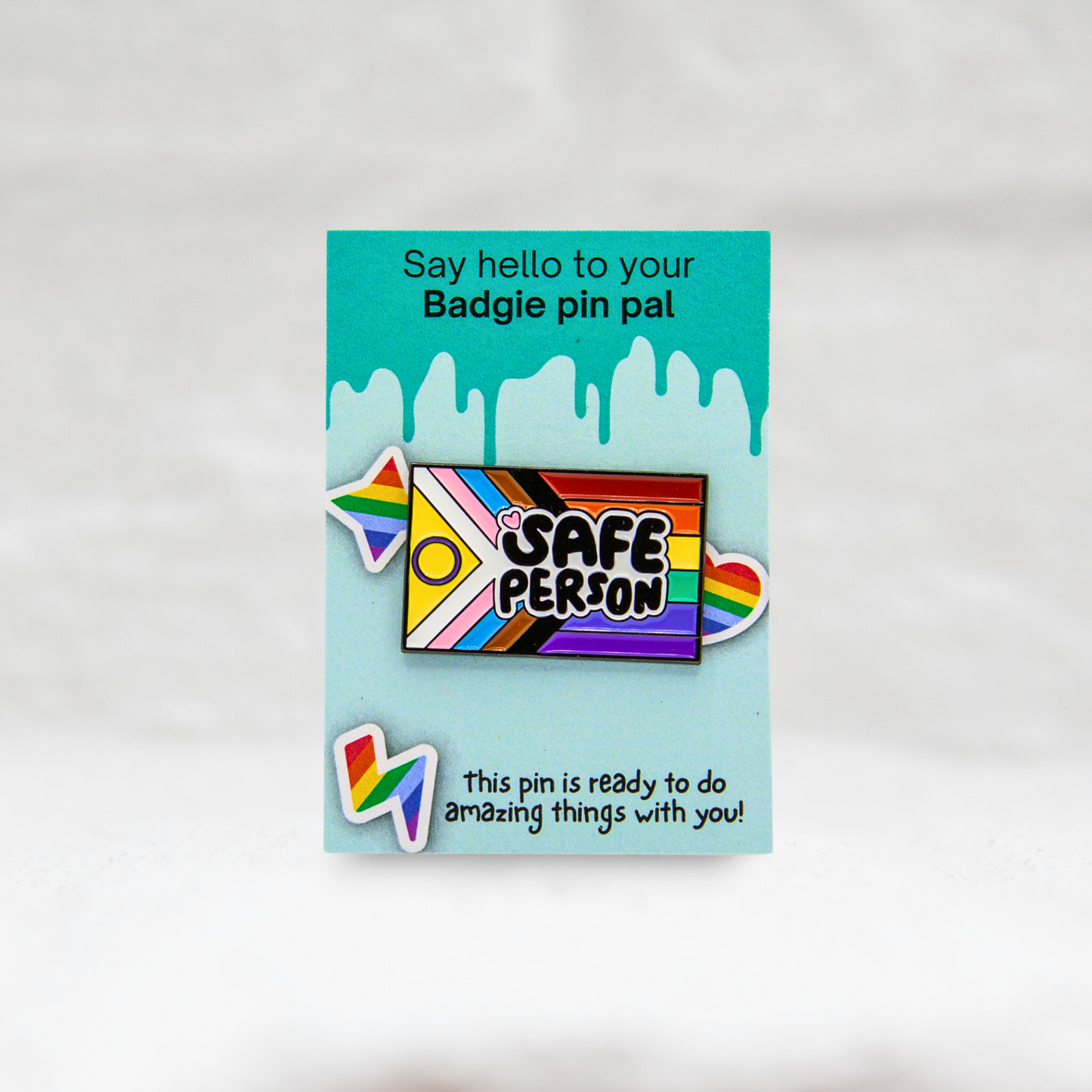 Safe Person Pin - Badgie.co
