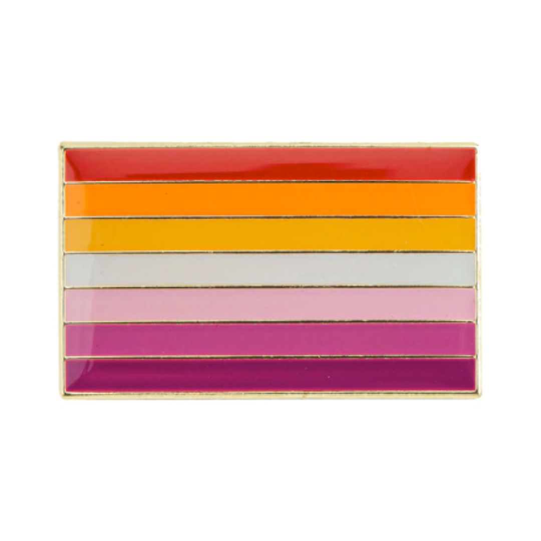 Lesbian Flag Pin - Badgie
