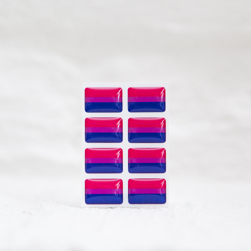 Badgie Bi Flag Sticker - Badgie