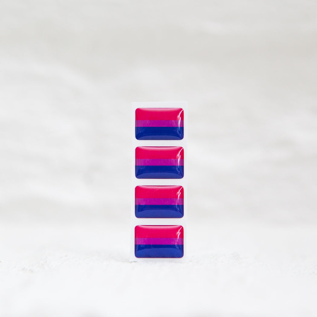 Badgie Bi Flag Sticker - Badgie