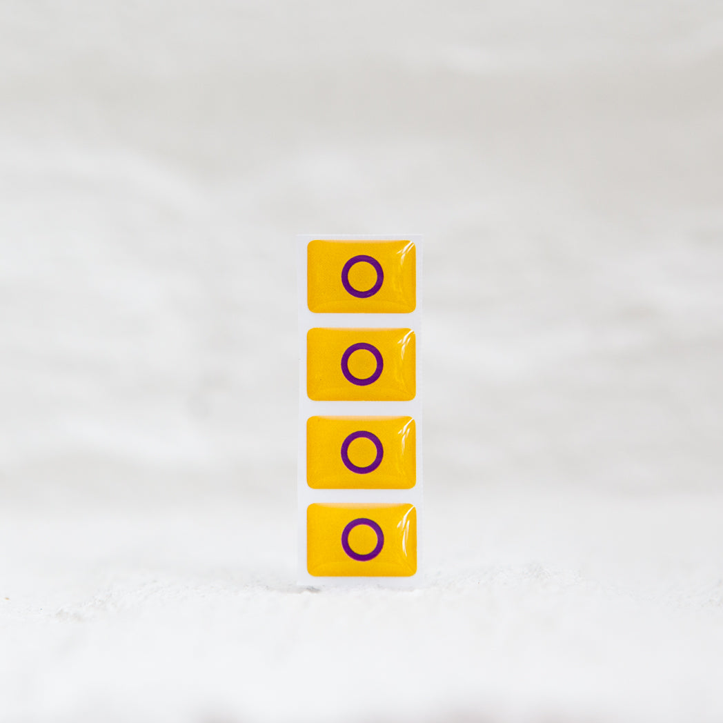 Badgie Intersex Flag Sticker - Badgie