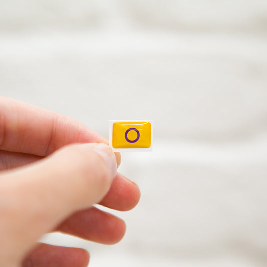 Badgie Intersex Flag Sticker - Badgie