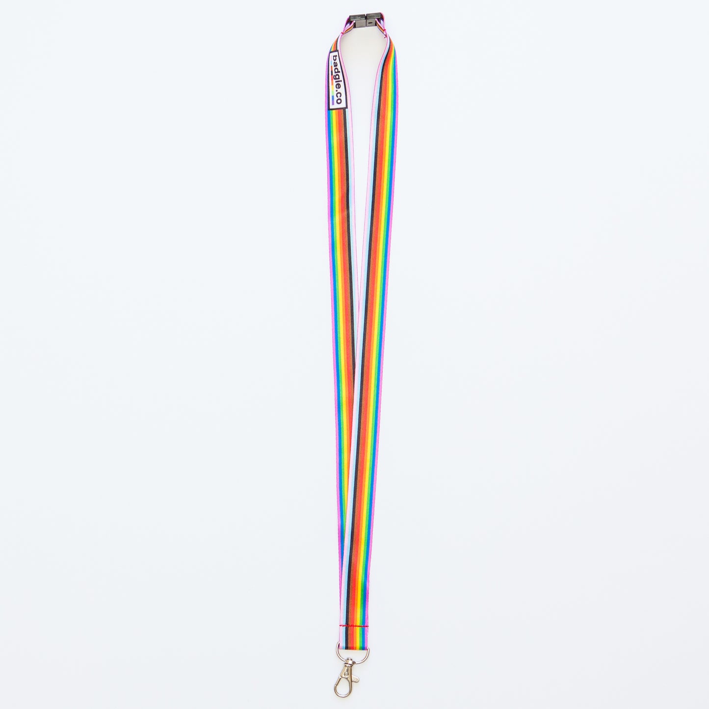 Badgie Rainbow Pride Pronoun Lanyards - Badgie