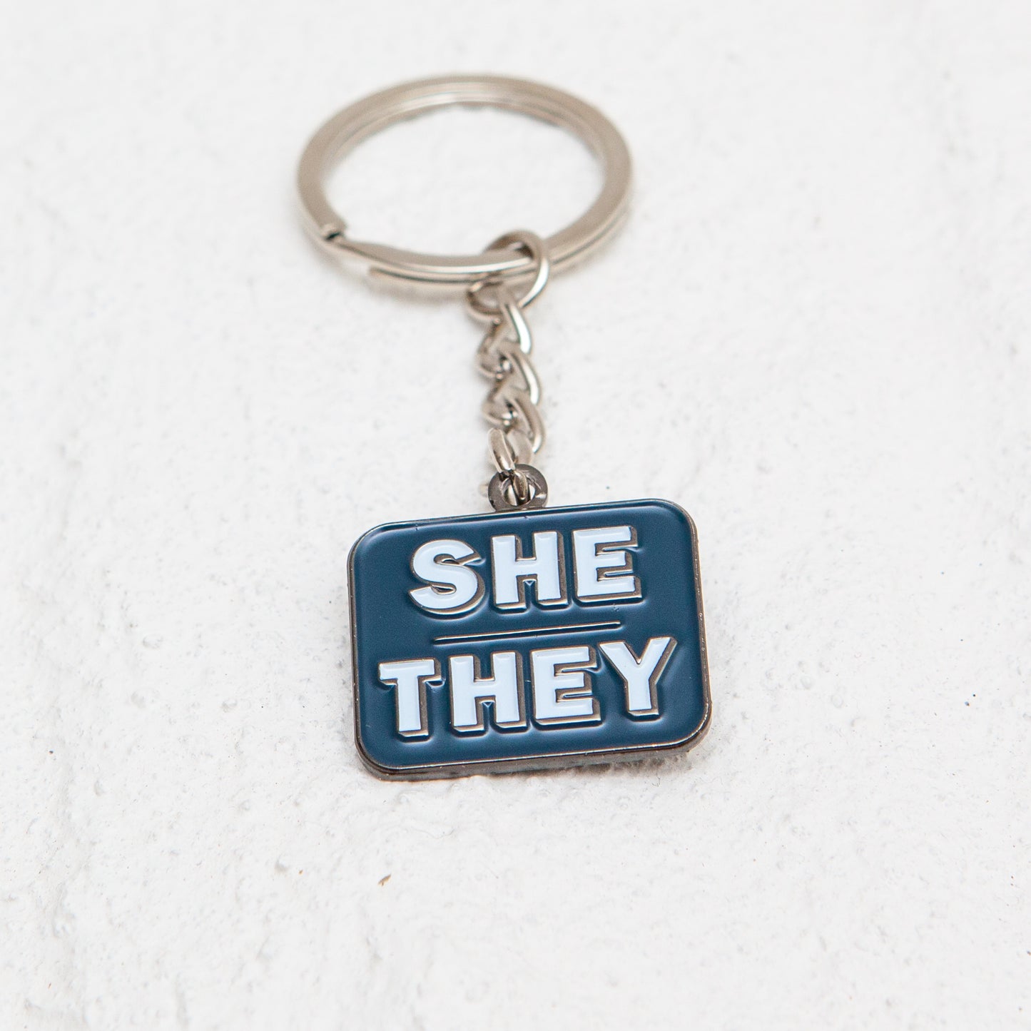 Pronouns Colour Keyrings - Badgie