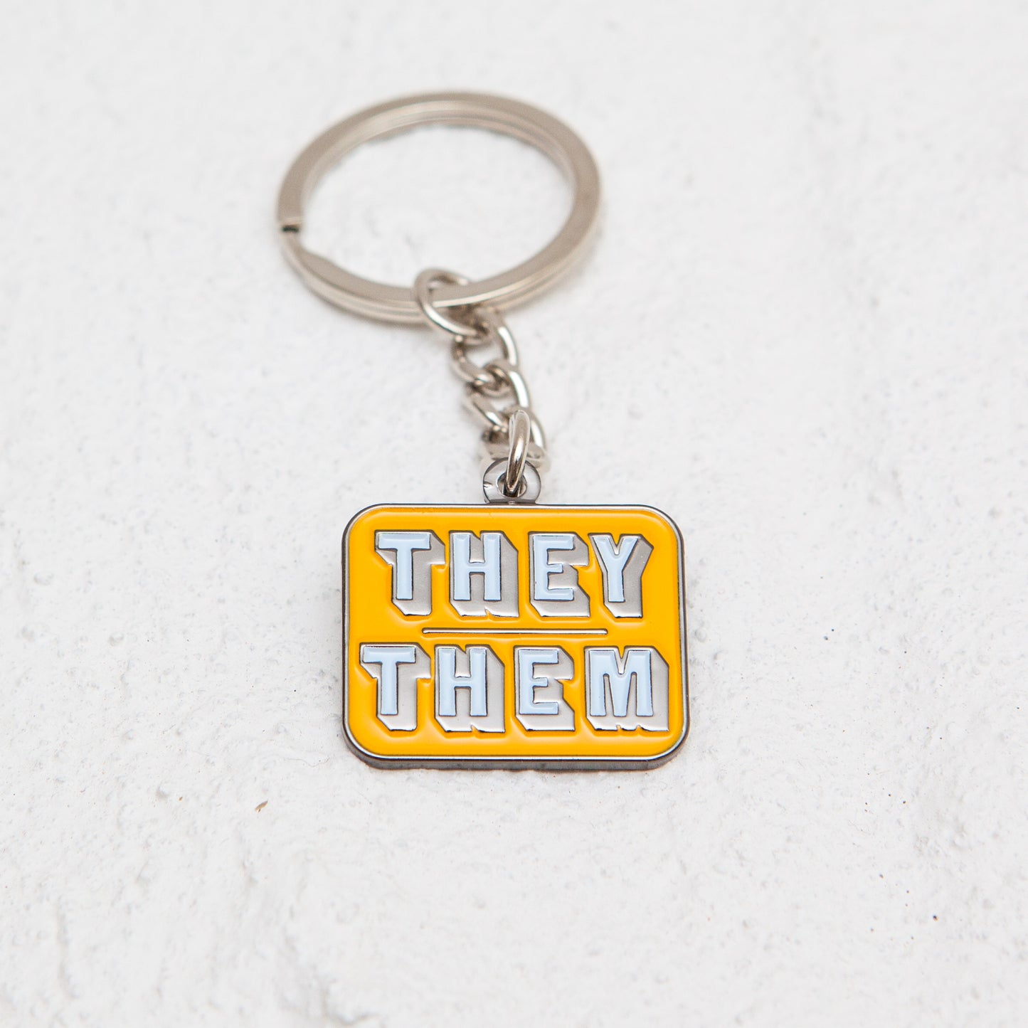Pronouns Colour Keyrings - Badgie