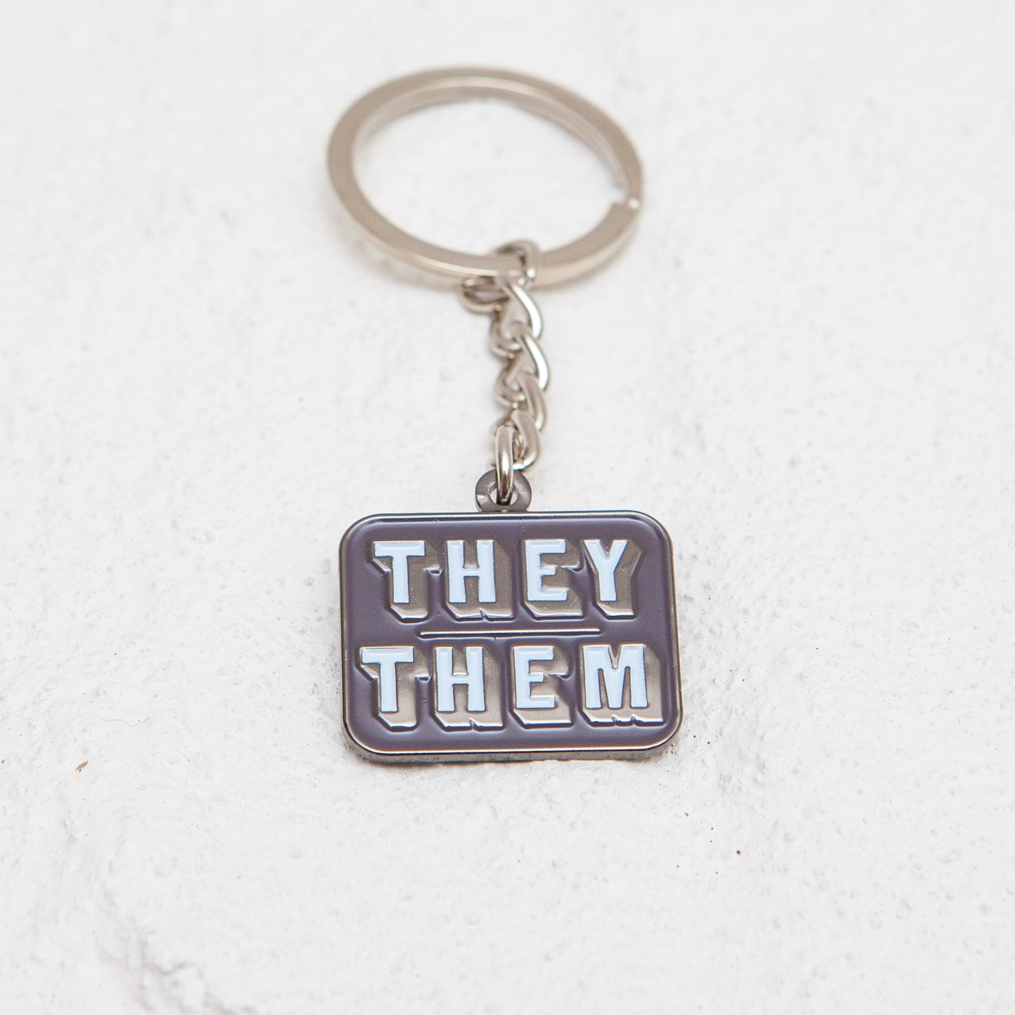 Pronouns Colour Keyrings - Badgie
