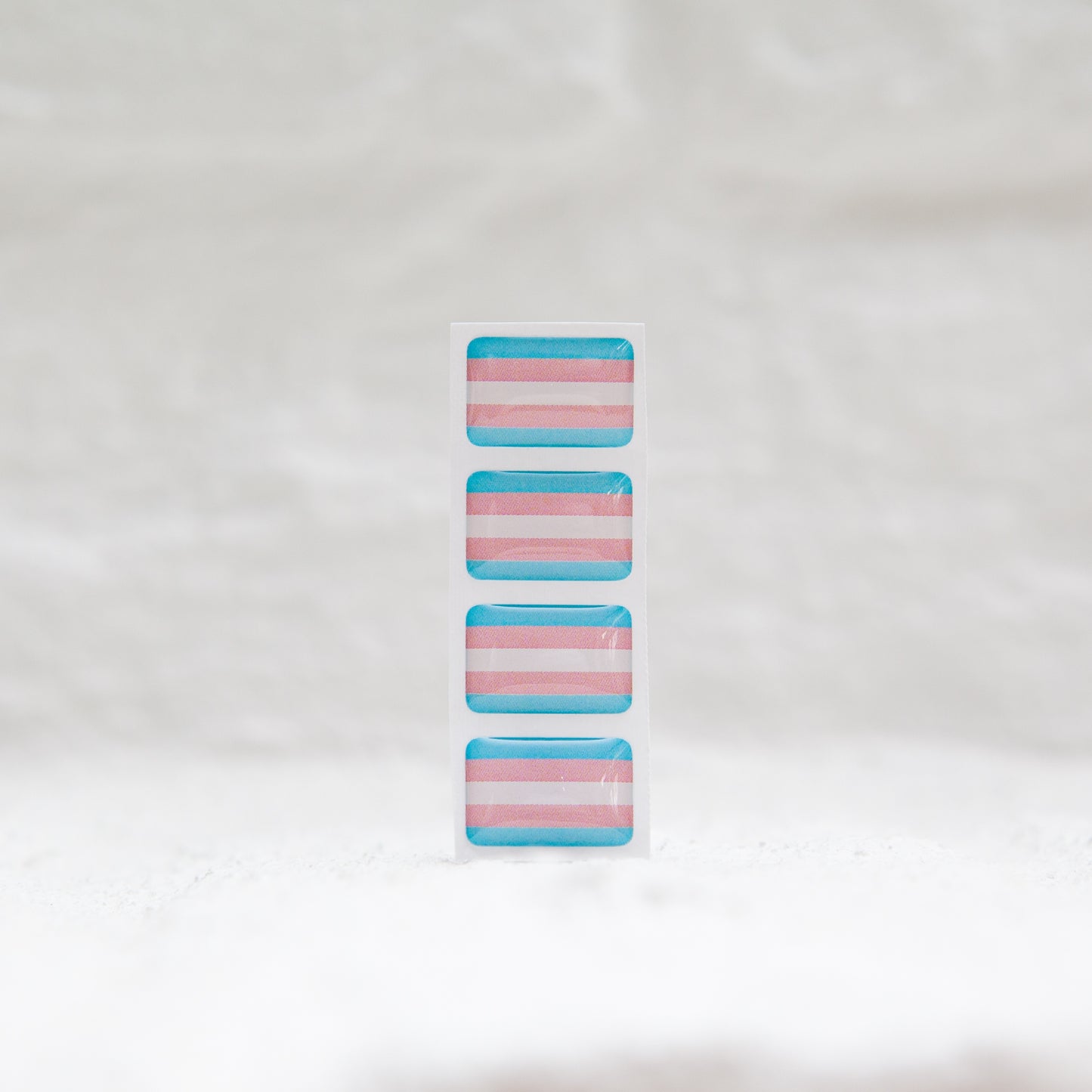 Badgie Trans Flag Sticker - Badgie