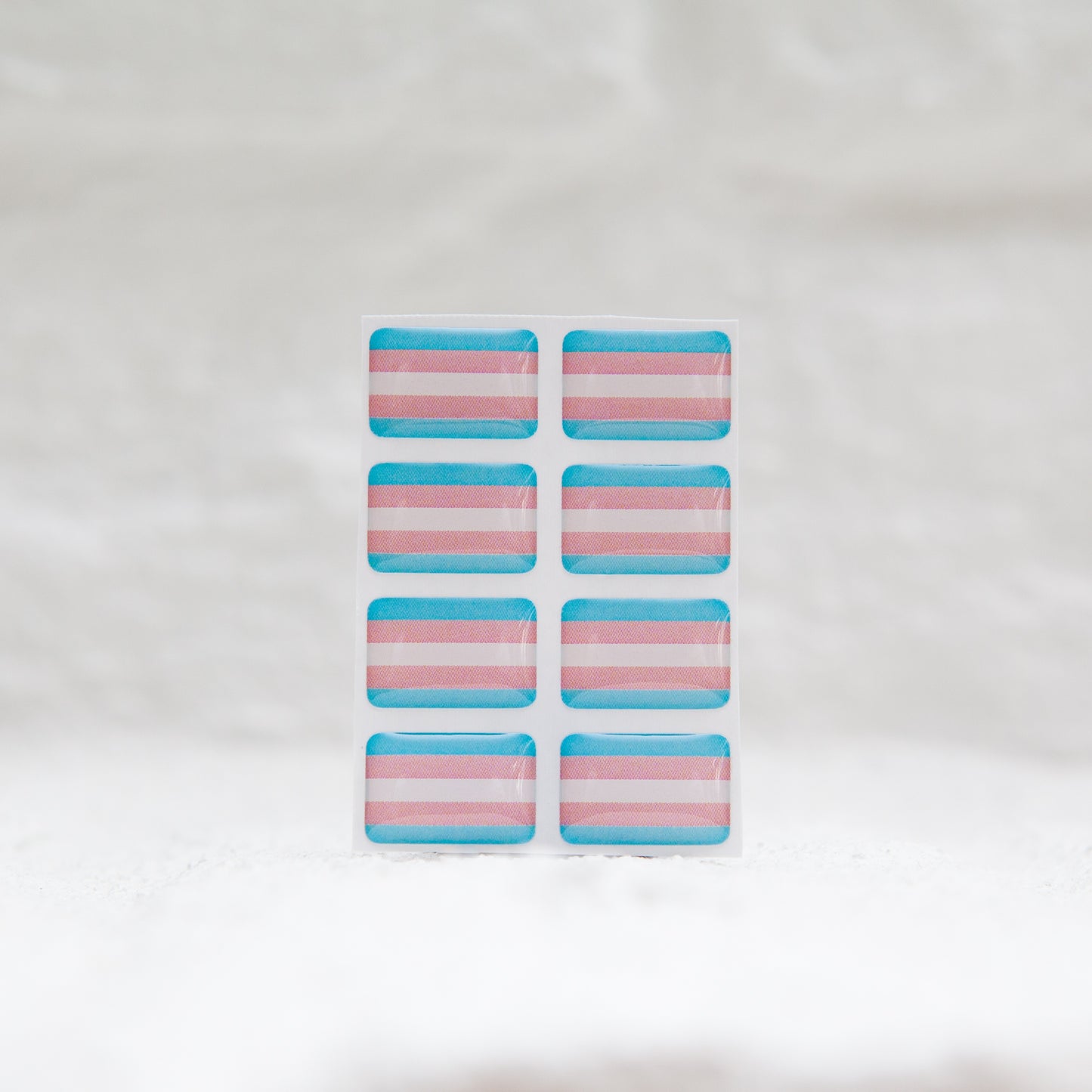 Badgie Trans Flag Sticker - Badgie