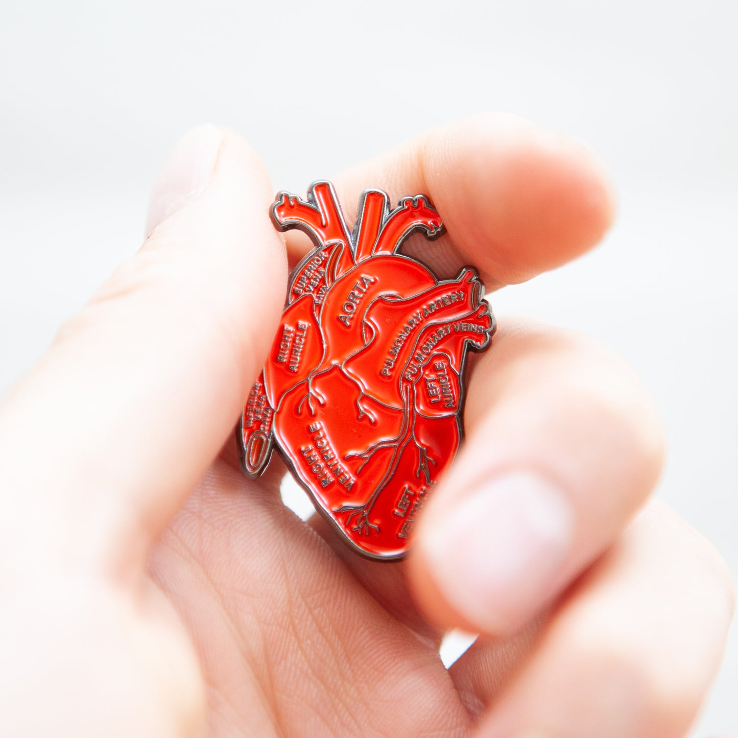 Anatomical Heart Pin - Badgie