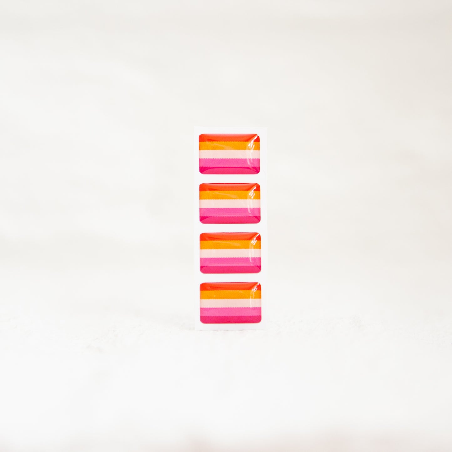 Badgie Lesbian Flag Sticker - Badgie