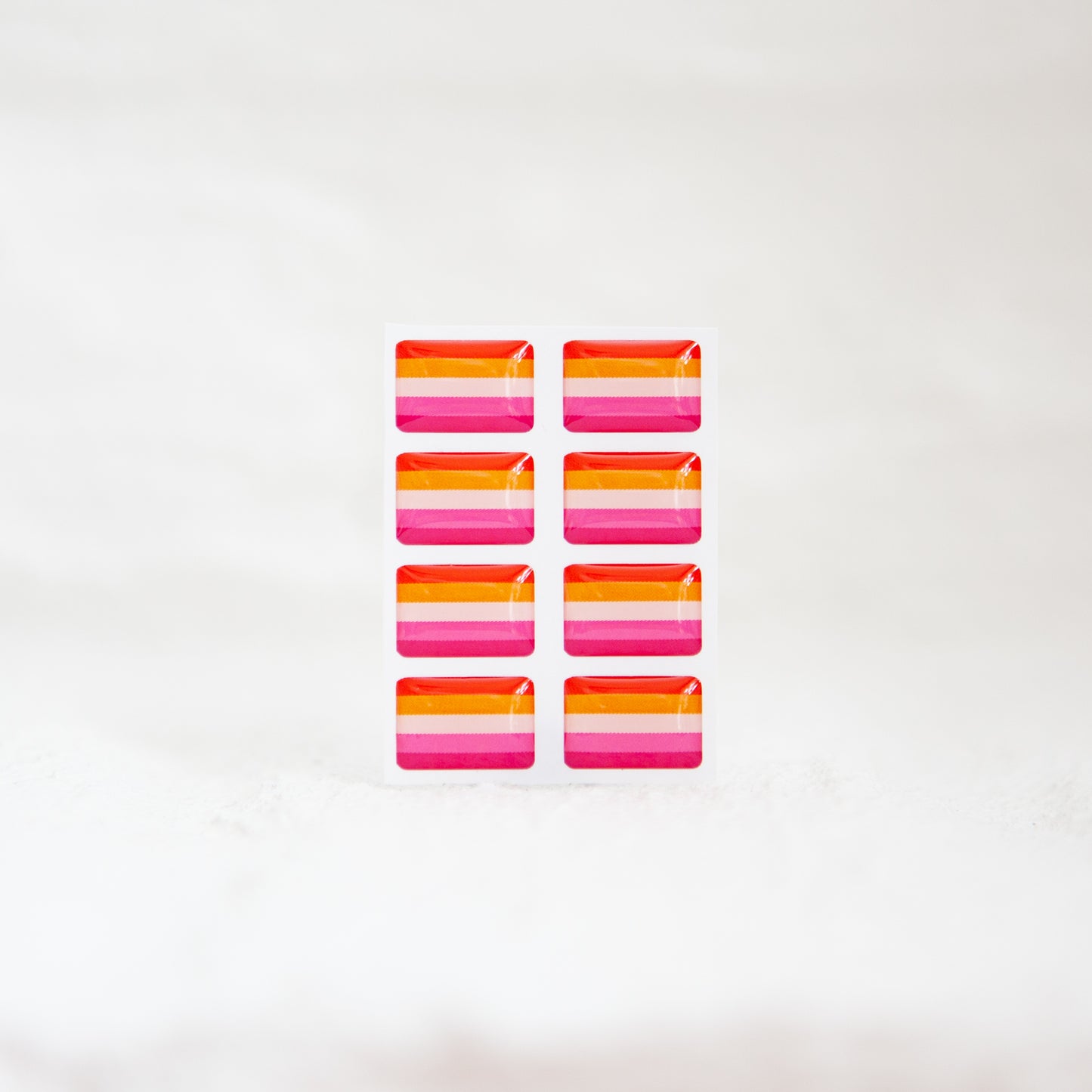 Badgie Lesbian Flag Sticker - Badgie