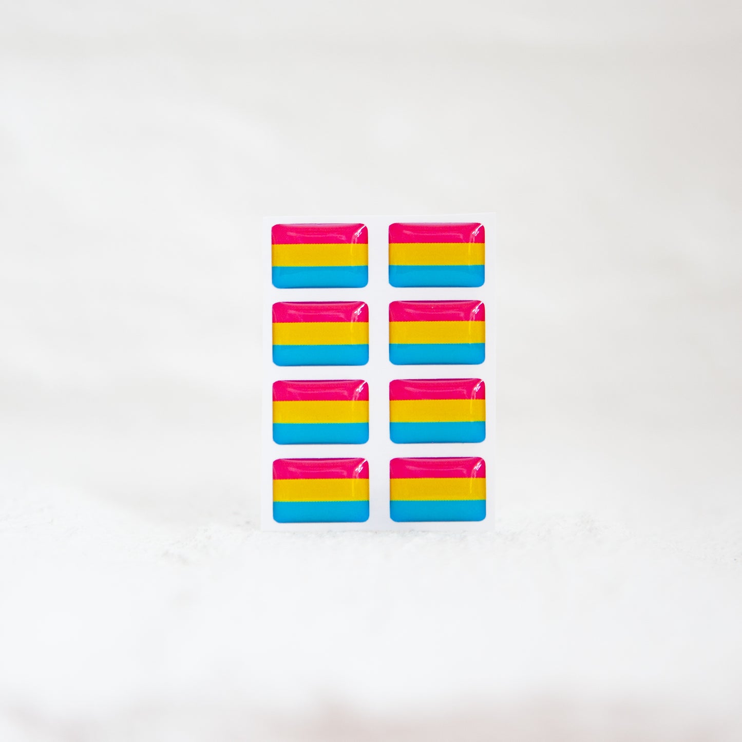 Badgie Pan Flag Sticker - Badgie