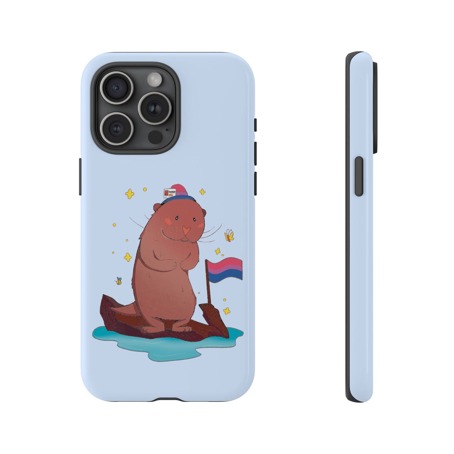 Badgie iPhone Case - Bisexual Otter "River"