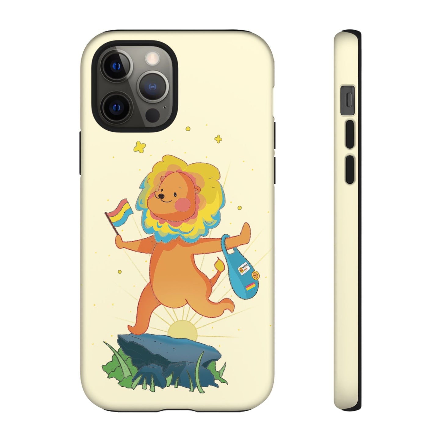 Badgie iPhone Case - Pansexual Lion "Barb"