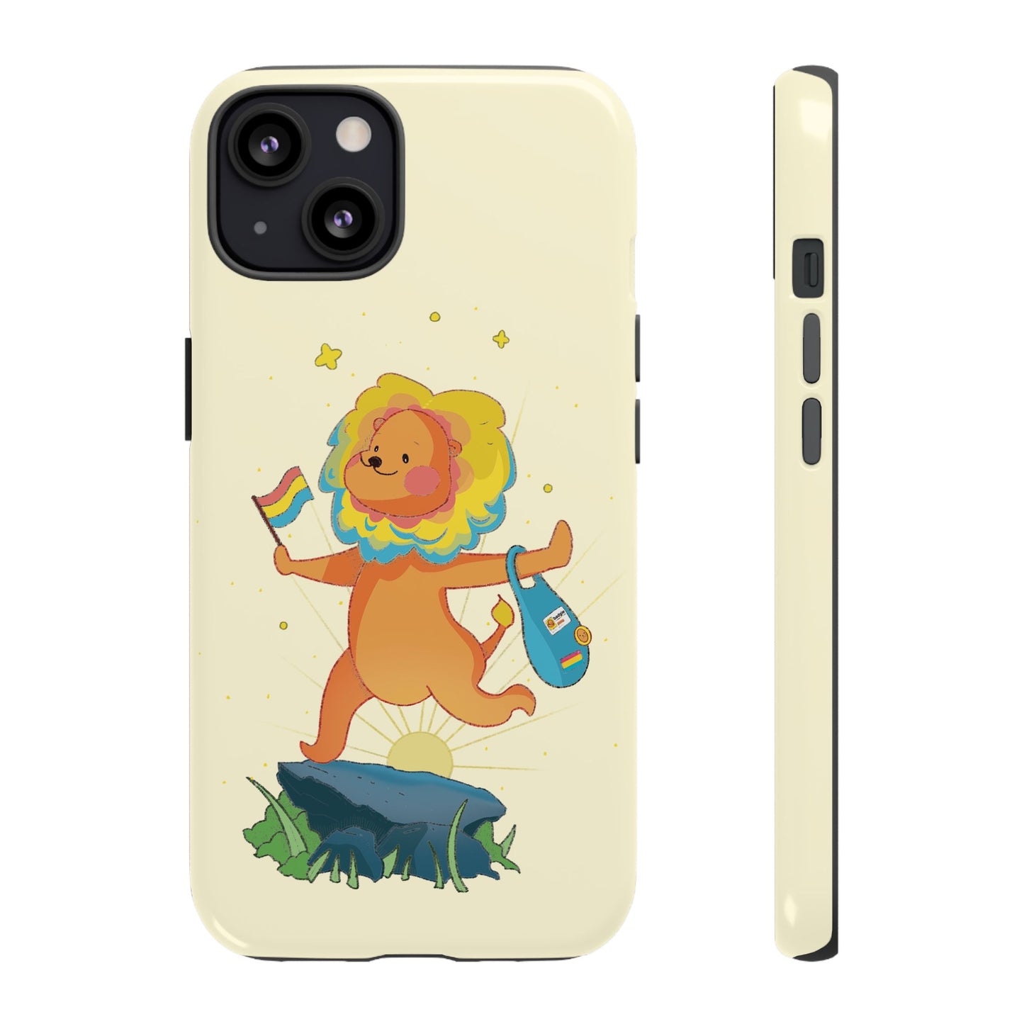 Badgie iPhone Case - Pansexual Lion "Barb"