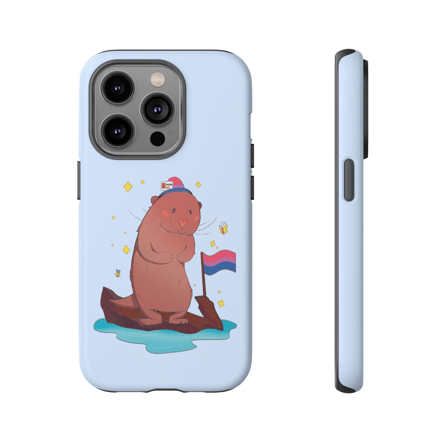 Badgie iPhone Case - Bisexual Otter "River"