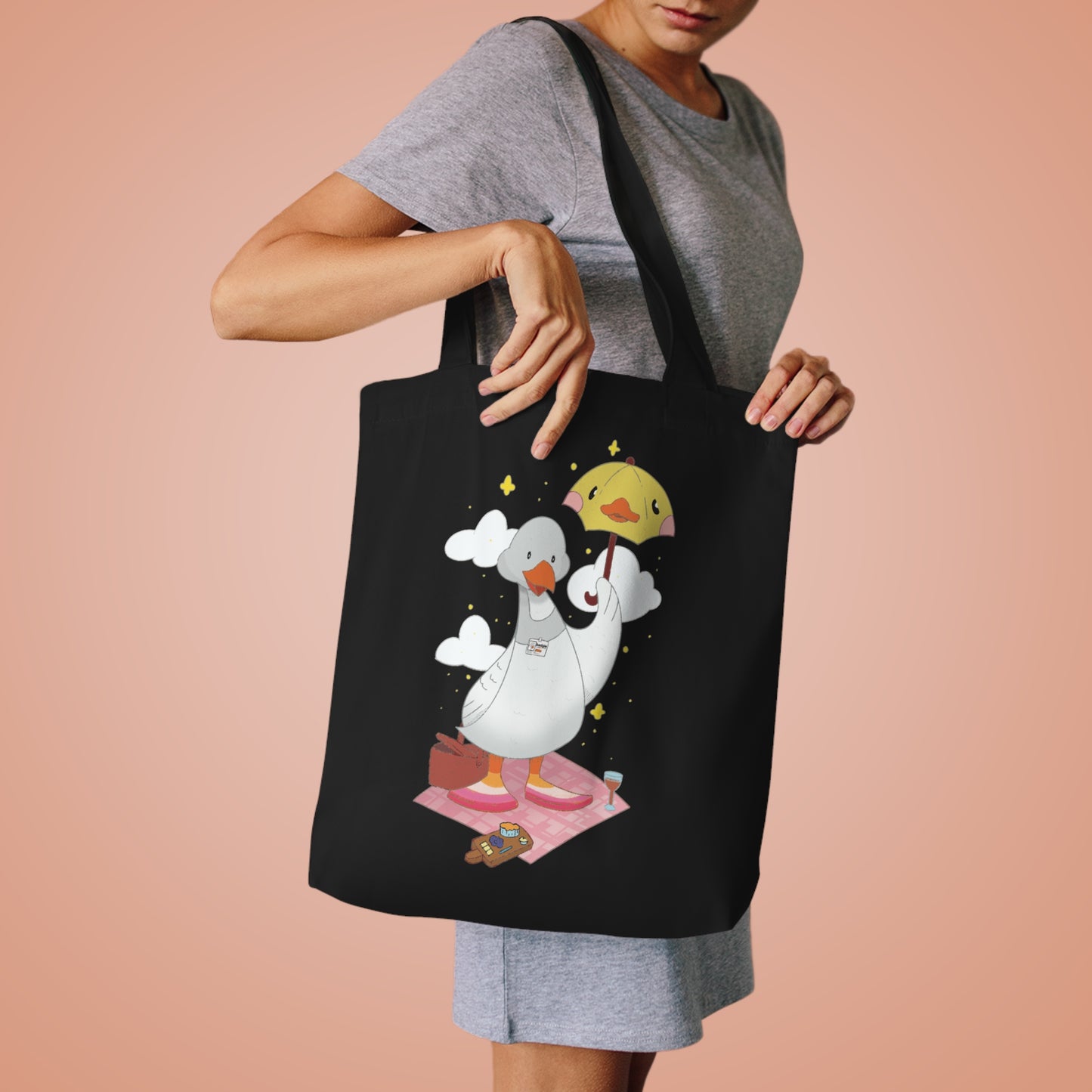 Badgie Tote Bag - Lesbian Goose "Tula"