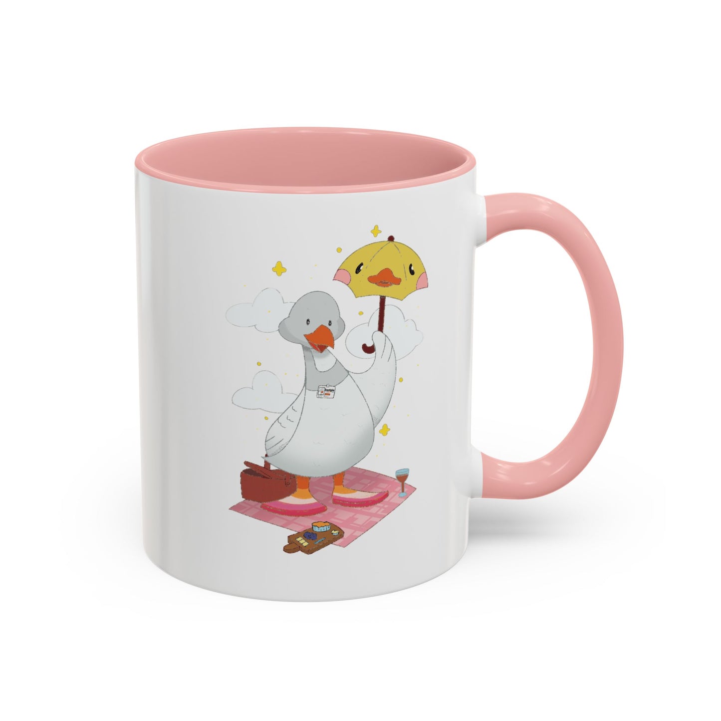 Badgie Ceramic Coffee Mug - Lesbian Goose “Tula”