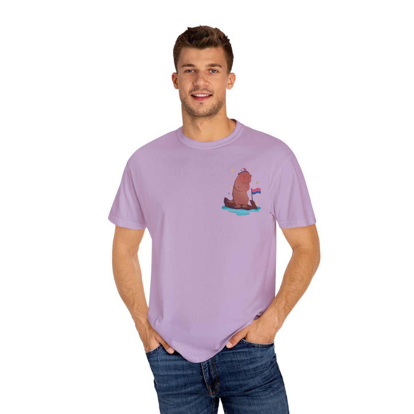 Badgie T-Shirt - Bisexual Otter "River"