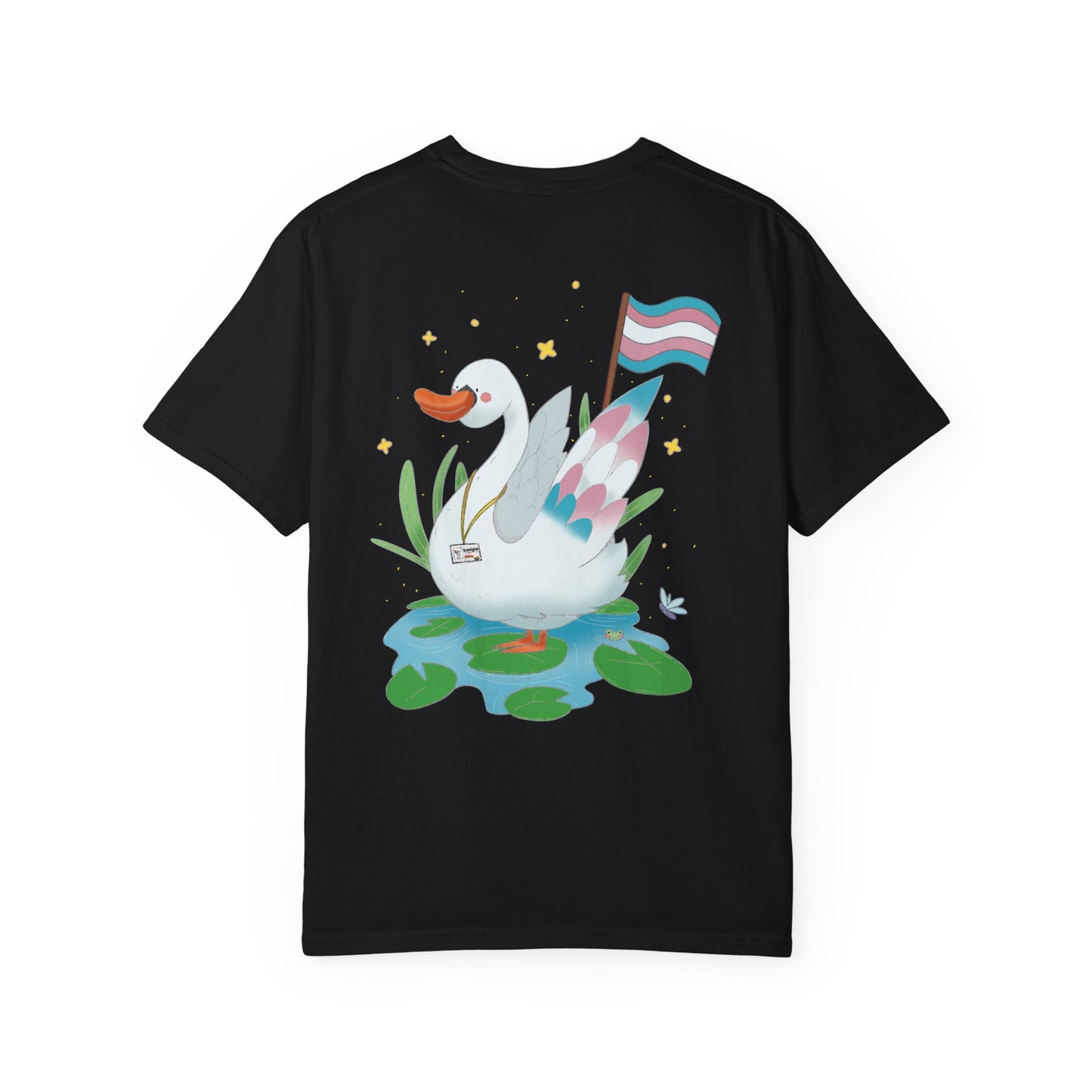 Badgie T-Shirt  - Trans Swan “Tundra”