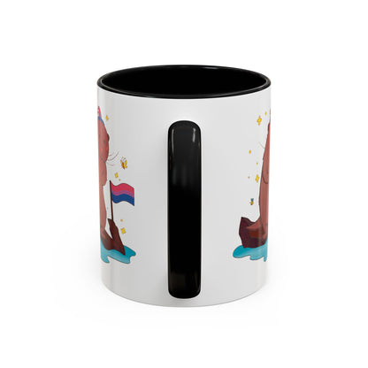 Badgie Ceramic Coffee Mug - Bi Otter “River”