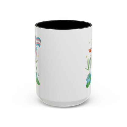 Badgie Ceramic Coffee Mug - Trans Swan “Tundra”