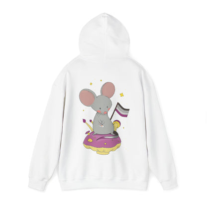 Badgie Hoodie -  Asexual Mouse “Roan”