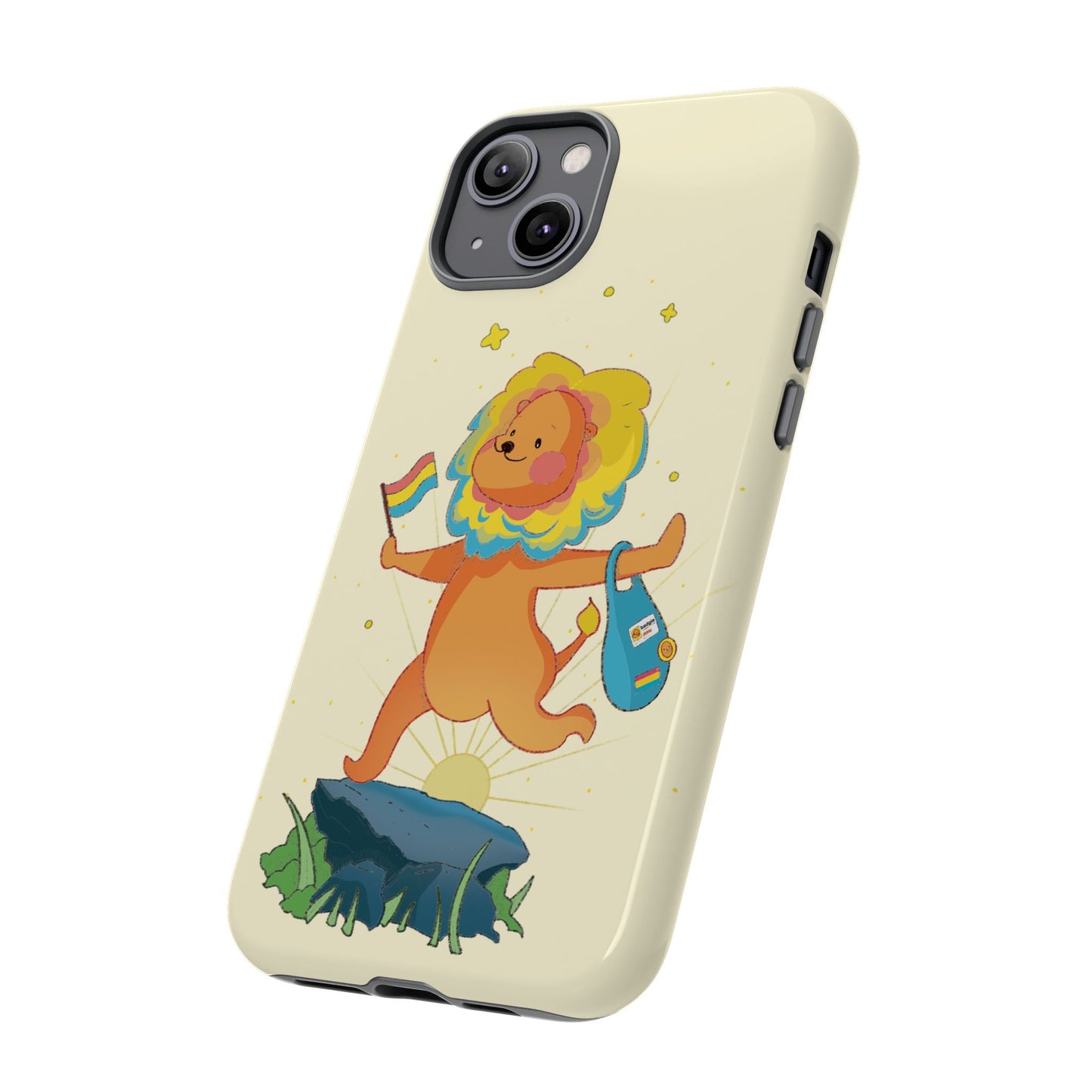 Badgie iPhone Case - Pansexual Lion "Barb"