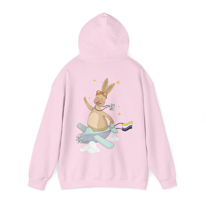 Badgie Hoodie -  Nonbinary Rabbit "Rex"