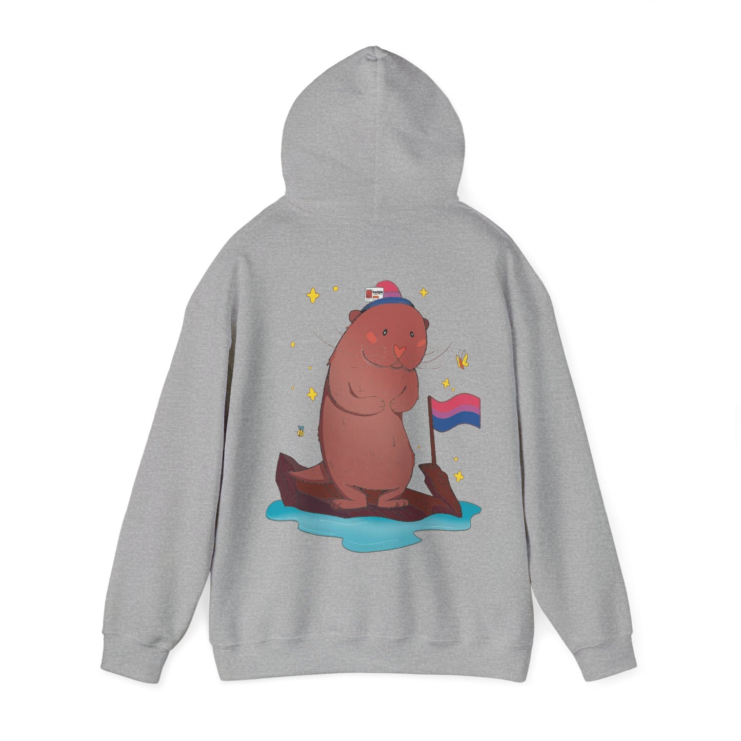 Badgie Hoodie - Bisexual Otter "River"