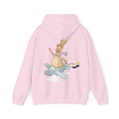 Badgie Hoodie -  Nonbinary Rabbit "Rex"