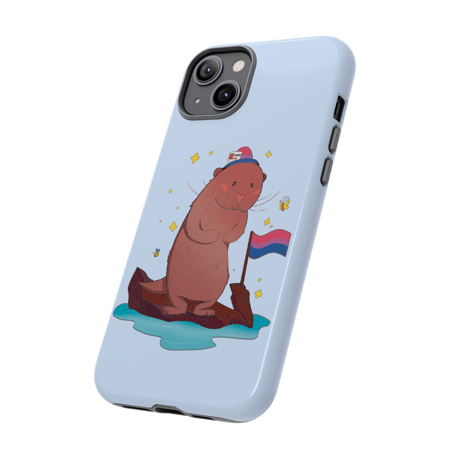 Badgie iPhone Case - Bisexual Otter "River"